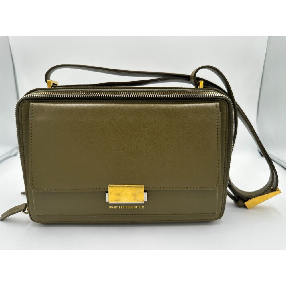 Want Les Essentiels With Adjustable Strap Olive Green Women's